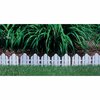 Emsco Group Dackers Adirondack Style Flexible Border Edging, 12 pieces 22inL x 5inH, 22ft of Lawn Edging, White 2090HD